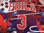 Maillot de Basket #3 Iverson Philadelphia 76ers Rabbit Year Brodé